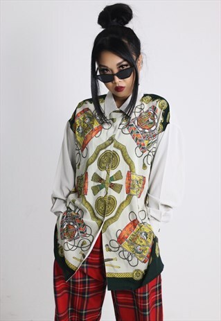 VINTAGE SILKY 90S OG PRINTED SHIRT