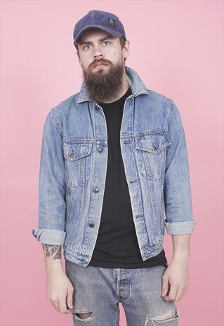 VINTAGE BLUE DENIM JACKET /R14133