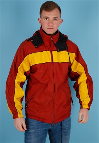 VINTAGE WINDBREAKER JACKET IN MULTI NJ677