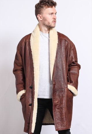 VINTAGE LEATHER AVIATOR JACKET