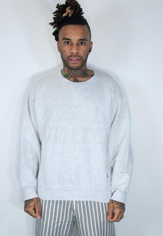 RUSSELL ATHLETIC EMBROIDED SWEATSHIRT