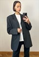 MEN'S WOOL BLAZER, OVERSIZED WOOL DESIGNER