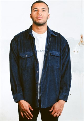 VINTAGE 90S CORDUROY JACKET SHIRT