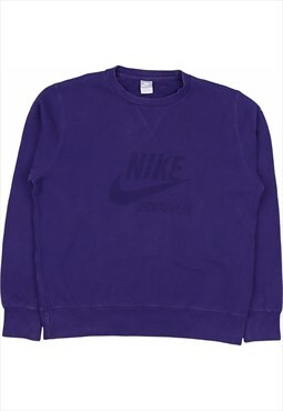 Vintage 90's Nike Sweatshirt Spellout Heavyweight Crewneck