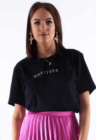 WHATEVER IRRIDESCENT T SHIRT