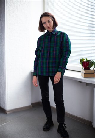 VINTAGE 80'S CHECKED SHIRT