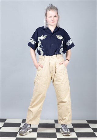 VINTAGE DIESEL BAGGY WORKER TROUSERS