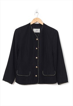 Vintage GIANNI VERSACE Blazer Jacket Coat Black