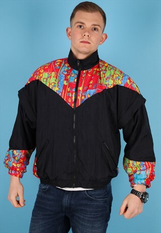 VINTAGE SHELL JACKET IN MULTI NJ755