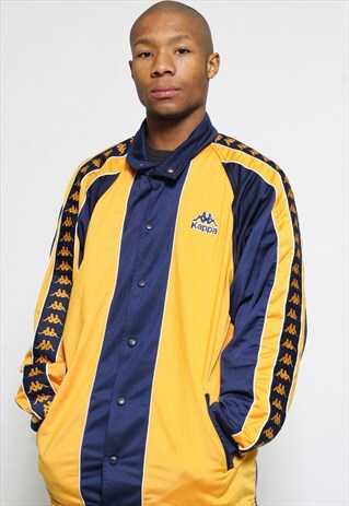 VINTAGE KAPPA TAPE LOGO TRACK JACKET