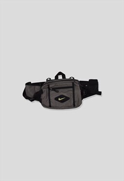 Vintage 90s Nike Tech Cross-Body Waist Bag in Grey