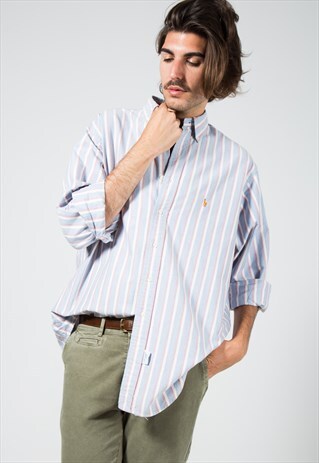 VINTAGE 80S POLO RALPH LAUREN SHIRT/ S4545