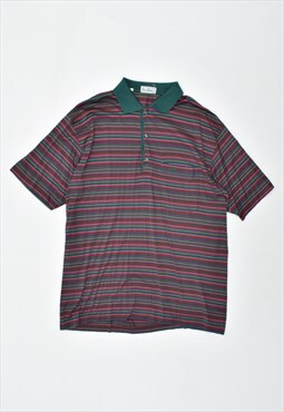 Vintage 90's Pierre Cardin Polo Shirt Stripes Multi