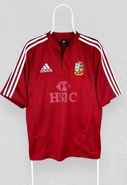 British Lions Rugby Shirt 2009 South Africa Tour Red Medium