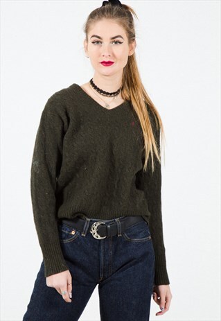 ON SALE VINTAGE 80S P. RALPH LAUREN KNITWEAR JUMPER / S0653
