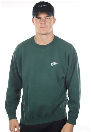 VINTAGE 90S NIKE SMALL LOGO SWEATSHIRT JUMPER