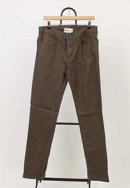 "Men's Vintage Levi's 511 Khaki Denim Jeans W32/L34