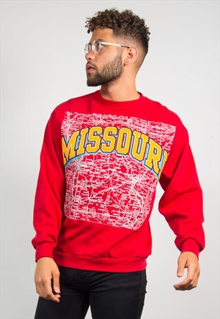 VINTAGE USA SWEATSHIRT MISSOURI TOURIST