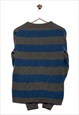 JOE SWEATER KNIT PATTERN GREY/BLUE