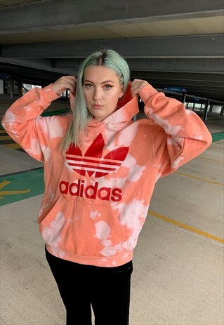 peach adidas sweatshirt