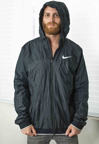 VINTAGE NIKE WINDBREAKER JACKET LOGO 90S L 13.3