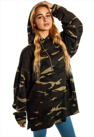 VINTAGE CAMO HOODIE H118
