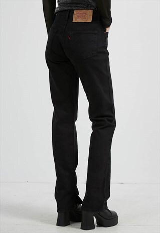 VINTAGE BLACK LEVI'S 501 FIT DENIM JEANS