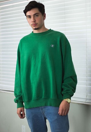 VINTAGE CHAMPION SWEATSHIRT LOGO 90S XL 19.5