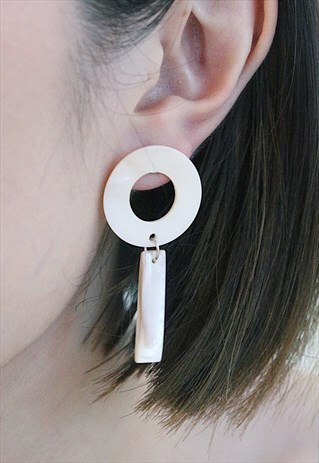 RESIN DROP EARRINGS