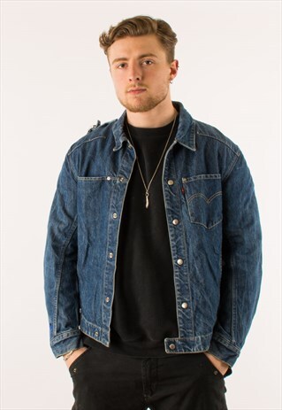 VINTAGE BLUE LEVI'S DENIM JACKET LARGE