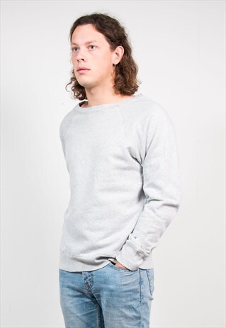 VINTAGE 90'S GREY CHAMPION SWEATER SWEATSHIRT
