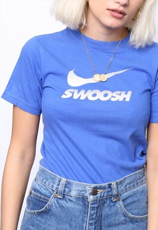 VINTAGE 90S NIKE BLUE TOP T-SHIRT