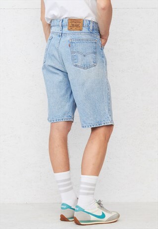 VINTAGE RETRO BLUE LEVI'S 550 FIT DENIM SHORTS