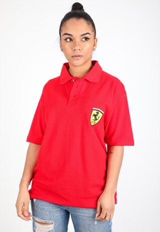VINTAGE FERRARI POLO T-SHIRT T433