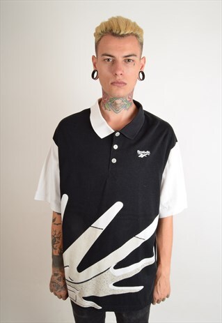 VINTAGE REEBOK POLO SHIRT SIZE XL 90'S (2499)