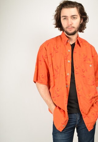VINTAGE HAWAIIAN PATTERNED FESTIVAL SHIRT