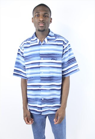 VINTAGE ABSTRACT 90'S PATTERNED SHIRT