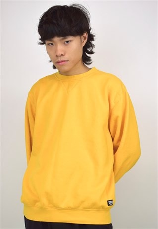 VINTAGE 90S EVERLAST YELLOW SWEATSHIRT