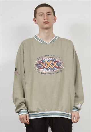 VINTAGE 90'S SUPER BOWL SWEATER BY STARTER