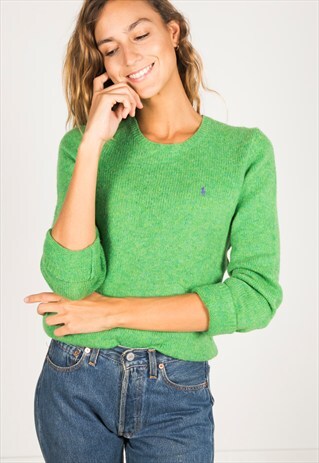VINTAGE 80S POLO RALPH LAUREN JUMPER / R067