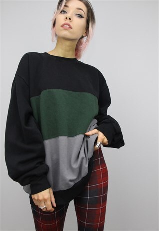 RETRO VINTAGE 90S OVERSIZED SWEATER SWEATERSHIRT