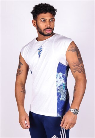 VINTAGE ADIDAS SLEEVELESS T-SHIRT T935