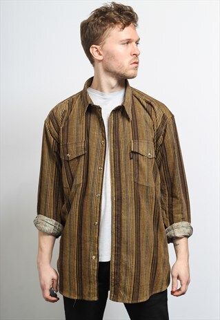 VINTAGE CORDUROY CORD SHIRT