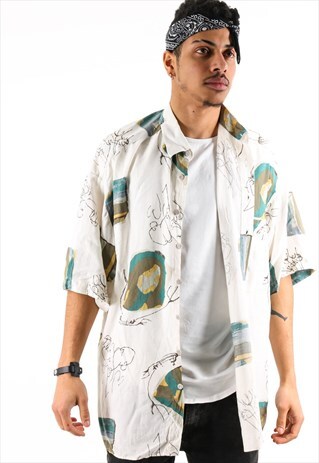 VINTAGE PATTERNED SHIRT PSAW360D