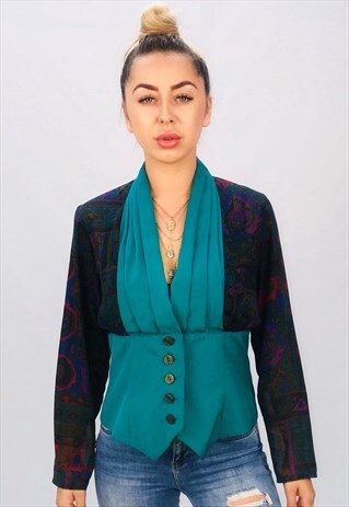 VINTAGE OVERSIZED PATTERN SHIRT