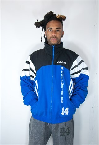 ADIDAS BLUE VINTAGE TRACKSUIT JACKET