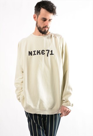NIKE VINTAGE NIKE 71 EMBROIDERED SWEATSHIRT