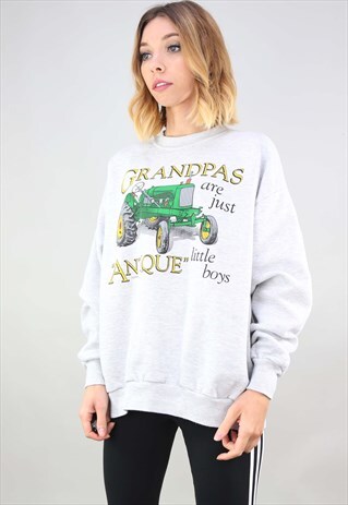 VINTAGE OVERSIZED GRANDPA SWEATSHIRT
