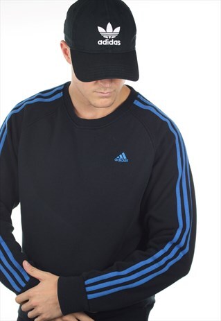 VINTAGE ADIDAS SMALL LOGO SWEATSHIRT JUMPER