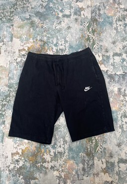 Y2K Black Nike Embroidered Spell Out  Shorts